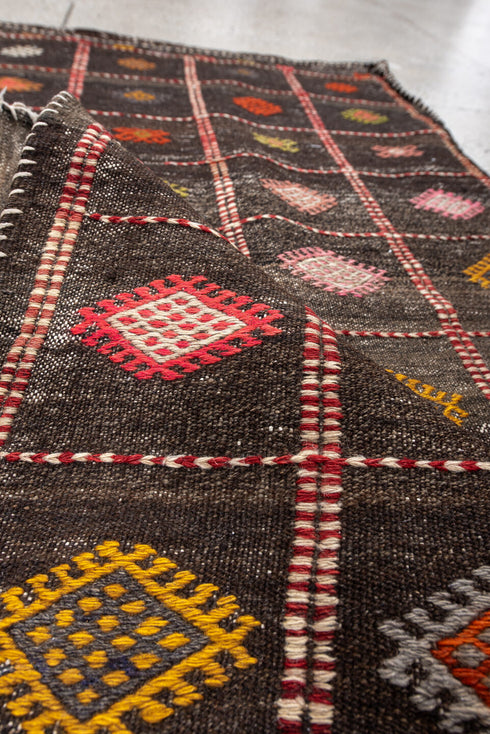 Antique Jijim Area Rug (2' x 4')